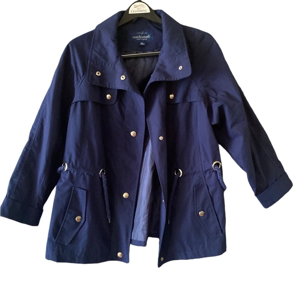 Macintosh New England Womens Windbreaker Rain Coat Jacket EUC Size M